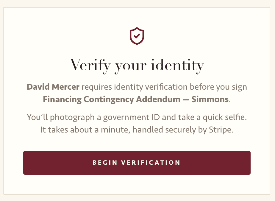3 · Verify & sign